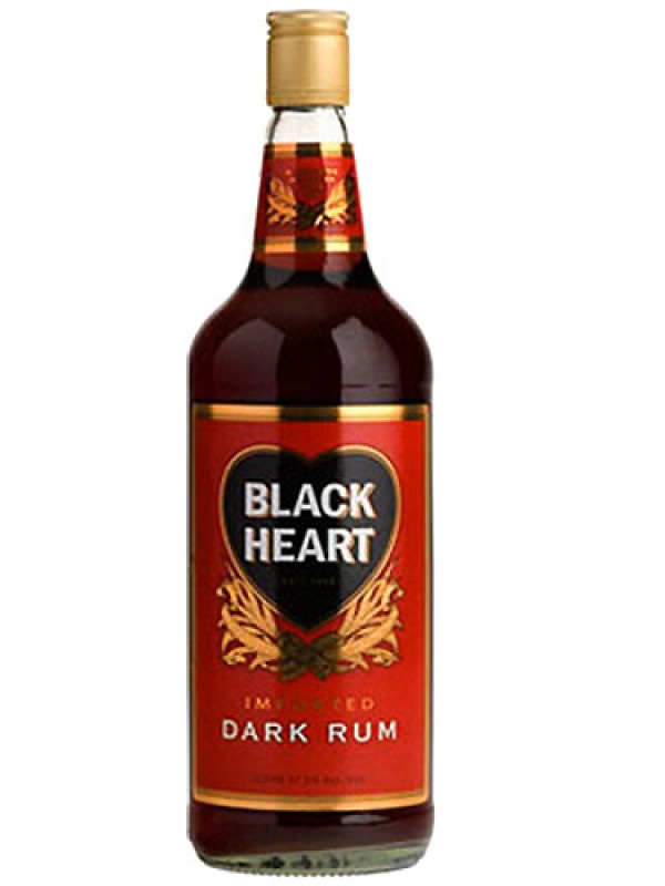 Black Heart Dark Rum 1 Litre