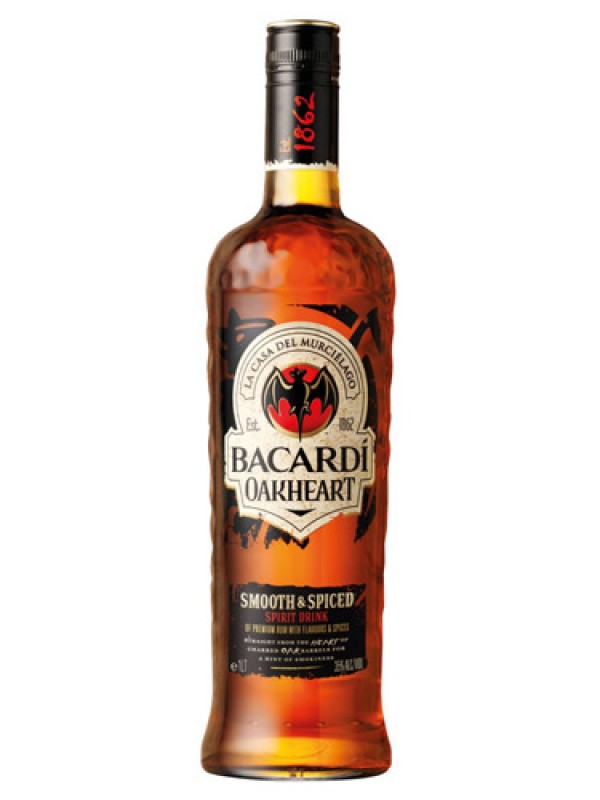 Bacardi Oakheart Spiced - 1 Litre