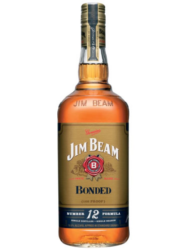 Jim Beam Bonded Bourbon Whiskey - 1 Litre
