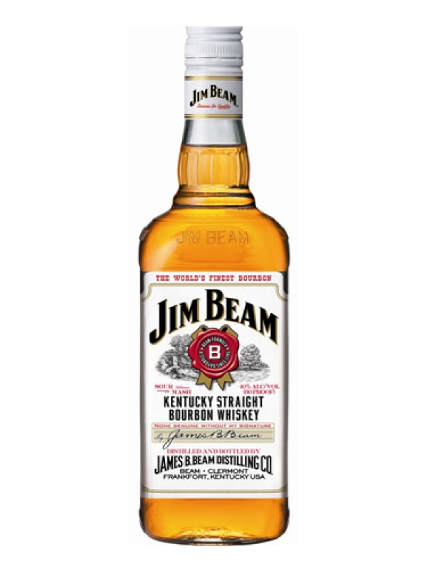 Jim Beam Bourbon Whiskey - 1 Litre
