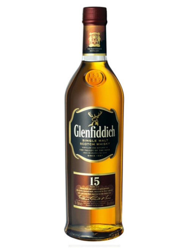 Glenfiddich 15 Years Old Single Malt Whisky - 700ml