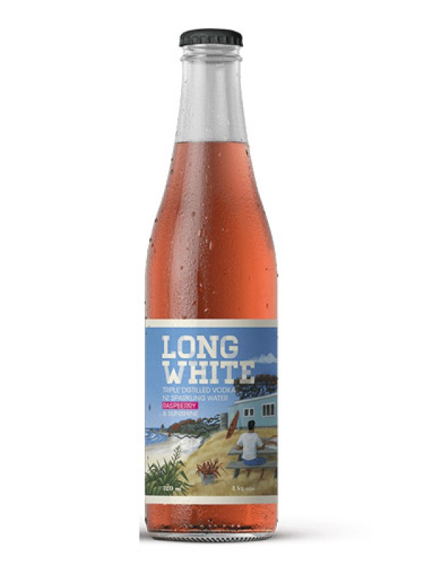 Long White Rasberry 4.8% 320 ml 10 Pack