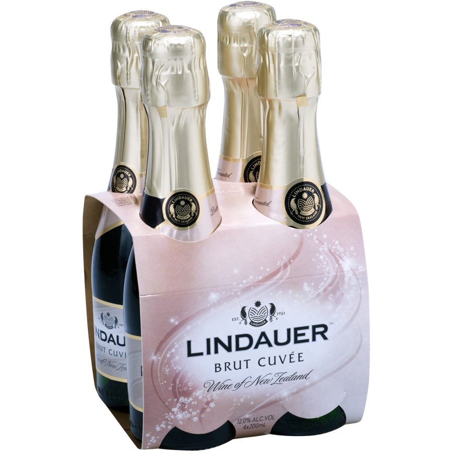 Lindauer Methode Traditional Brut Cuvee 200ml bottles 4pk