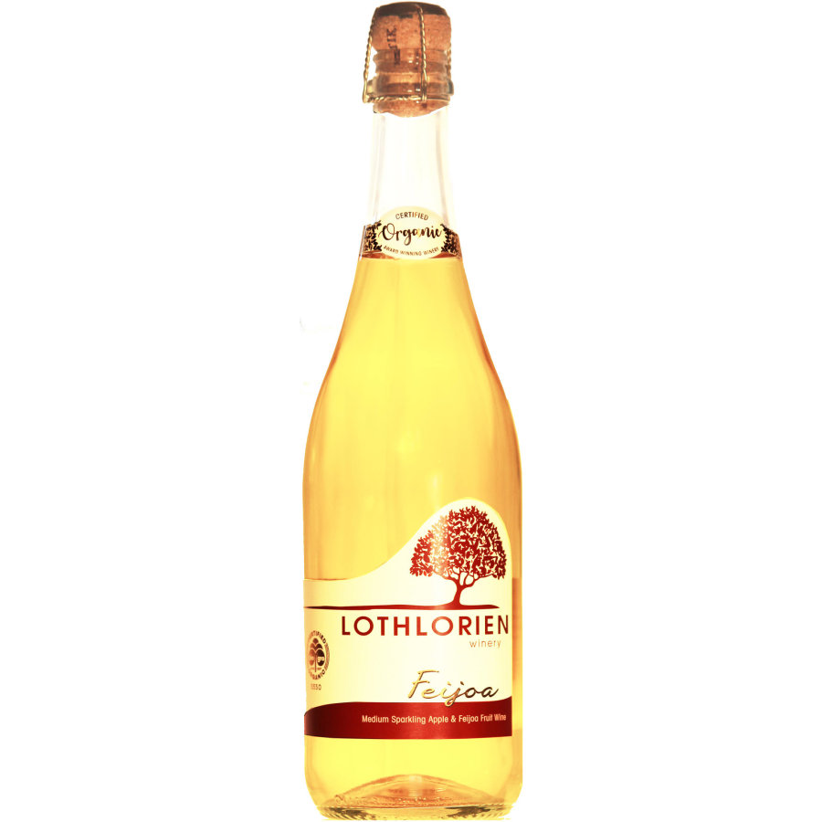 Lothlorien Sparkling Feijoa Medium cork top 750ml