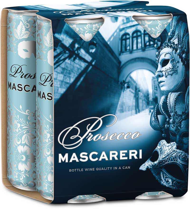 Mascareri Sparkling Prosecco 250ml bottles 4pk