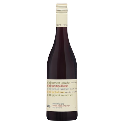 Squealing Pig Pinot Noir Central Otago screw top 750ml