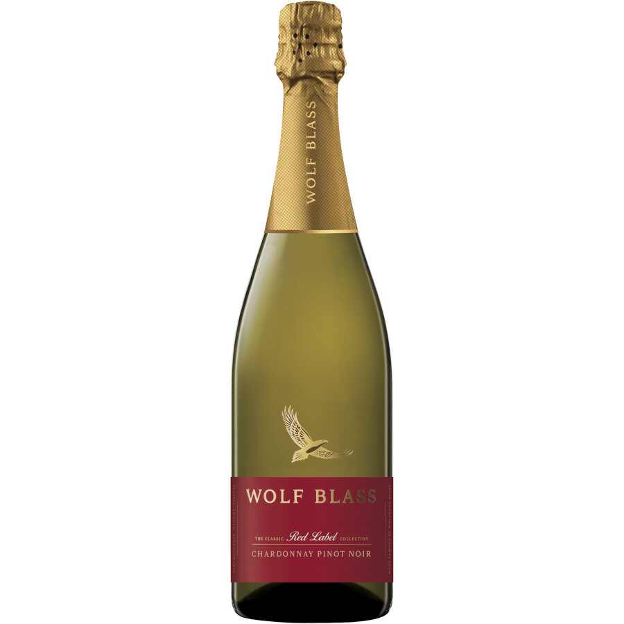 Wolf Blass Red Label Sparkling Chardonnay Pinot Noir Brut Non Vntage 750ml