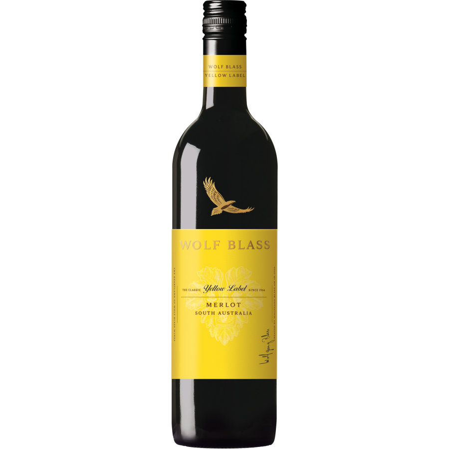 Wolf Blass Yellow Label Merlot South Australian 750ml
