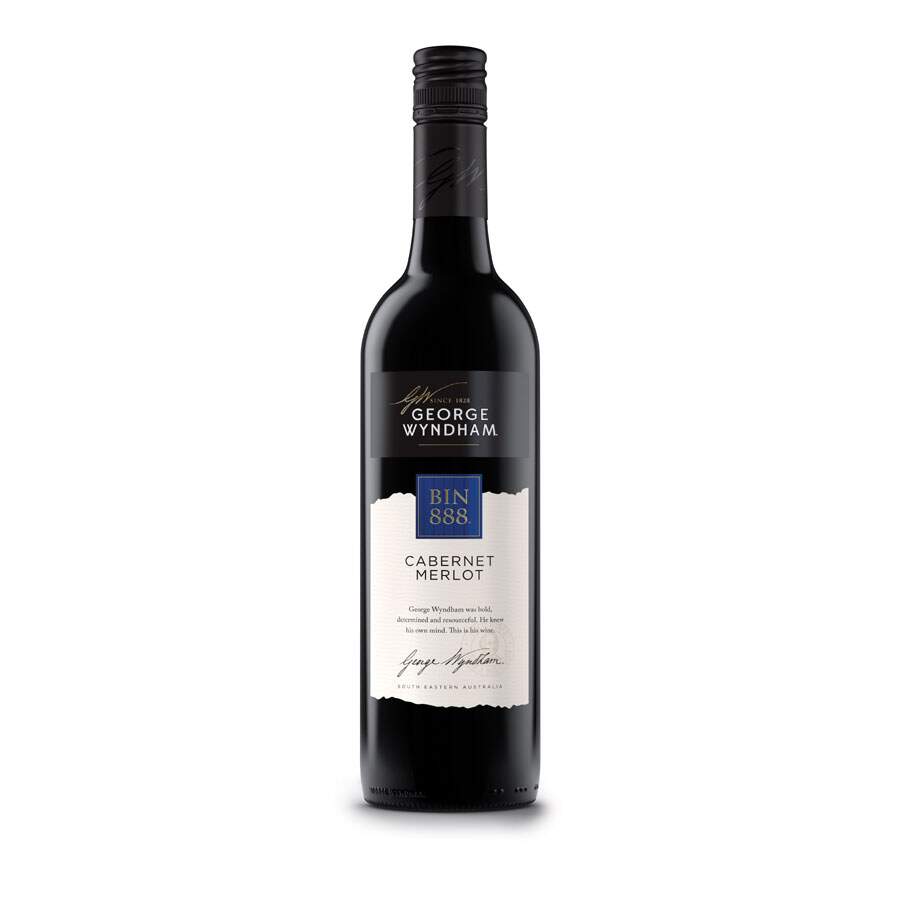 Wyndham Estate Cabernet Merlot Bin 888 screw top 750ml